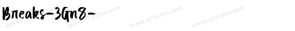 Breaks-3Gn8字体转换