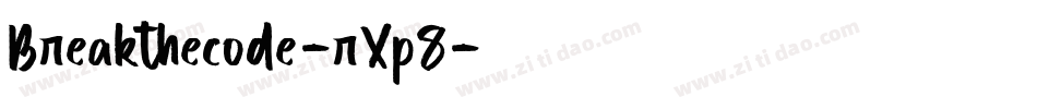 Breakthecode-rXp8字体转换