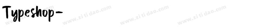 Typeshop字体转换