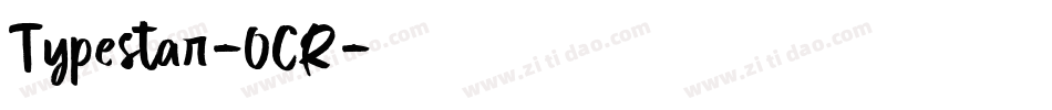 Typestar-OCR字体转换