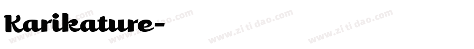 Karikature字体转换