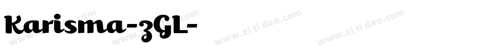 Karisma-zGL字体转换