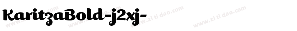 KaritzaBold-j2xj字体转换