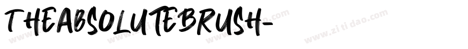 TheAbsoluteBrush字体转换