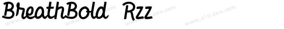 BreathBold-Rzz3字体转换