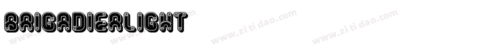 BrigadierLight字体转换