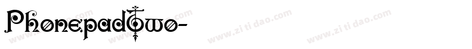 PhonepadTwo字体转换