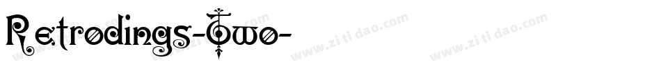 Retrodings-Two字体转换