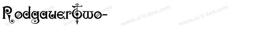 RodgauerTwo字体转换