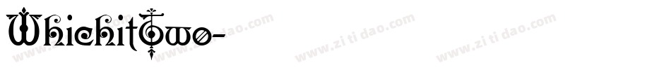 WhichitTwo字体转换