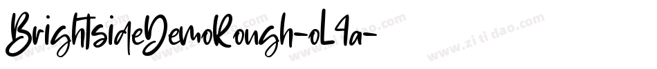 BrightsideDemoRough-oL4a字体转换