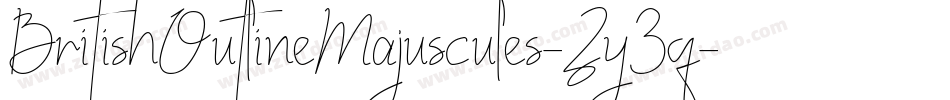 BritishOutlineMajuscules-Zy3q字体转换 BritishOutlineMajuscules-Zy3q字体转换