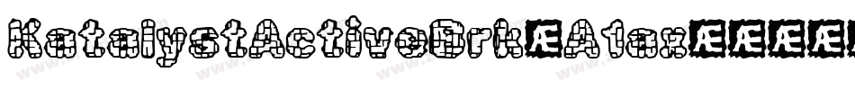 KatalystActiveBrk-A1ax字体转换 KatalystActiveBrk-A1ax字体转换