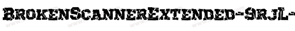 BrokenScannerExtended-9rjL字体转换