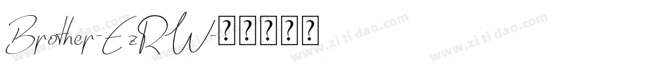 Brother-EzRW字体转换