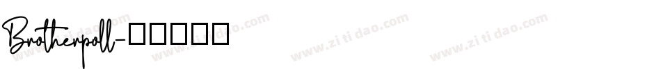 Brotherpoll字体转换