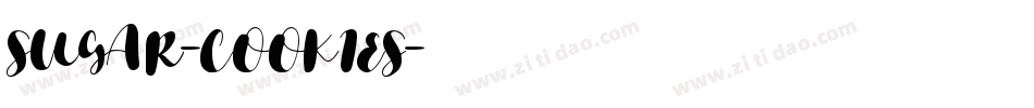 SUGAR-COOKIES字体转换