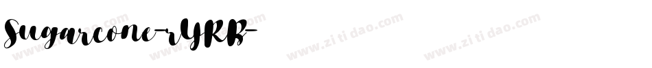 Sugarcone-rYRB字体转换