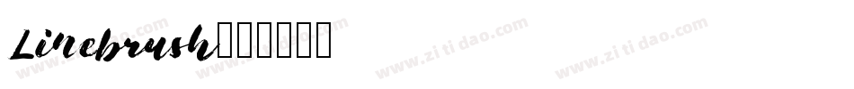 Linebrush字体转换