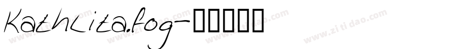 Kathlita.fog字体转换