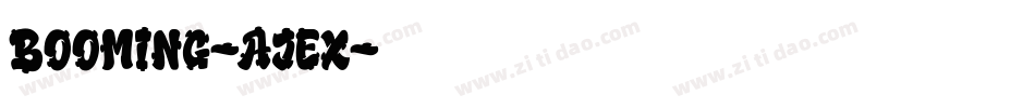 Booming-ajex字体转换