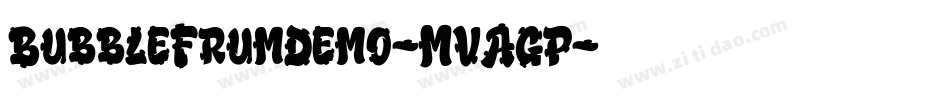 BubbleFrumDemo-MVAGP字体转换