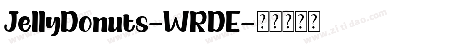 JellyDonuts-WRDE字体转换