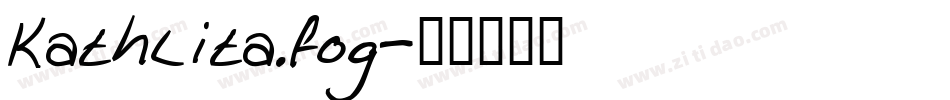 Kathlita.fog字体转换