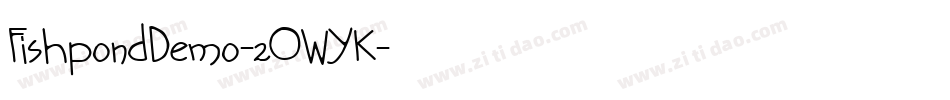 FishpondDemo-2OWYK字体转换