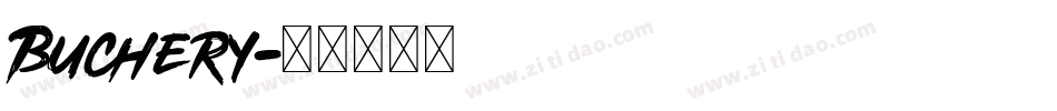 Buchery字体转换
