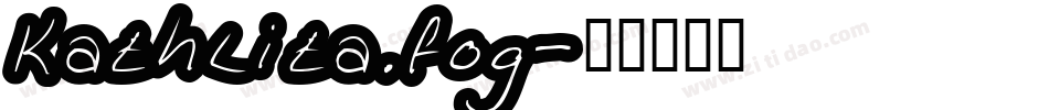 Kathlita.fog字体转换