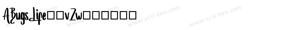 ABugsLife-2vZw字体转换