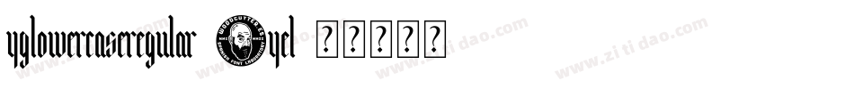 YgLowercaseRegular-2Yel字体转换
