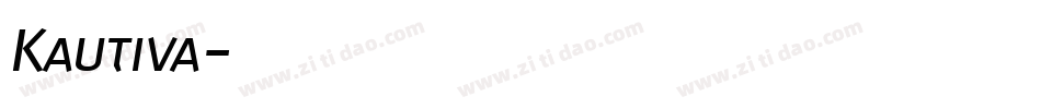 Kautiva字体转换