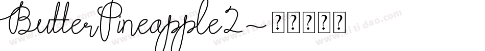 ButterPineapple2字体转换