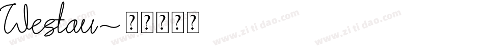 Westau字体转换