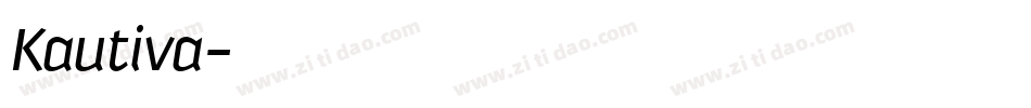Kautiva字体转换