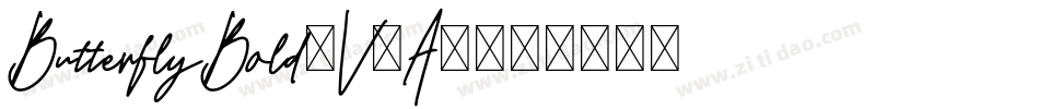 ButterflyBold-V1A0字体转换