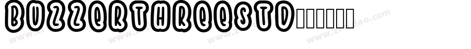 BuzzerThreeStd字体转换