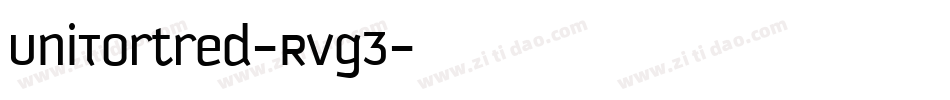 UniTortred-Rvg3字体转换