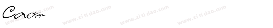Caos字体转换
