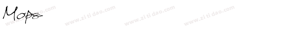 Mops字体转换
