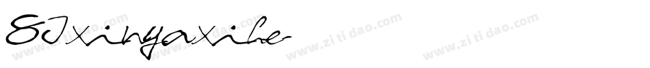 SJxinyaxihe字体转换