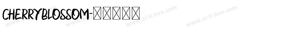 CHERRYBLOSSOM字体转换