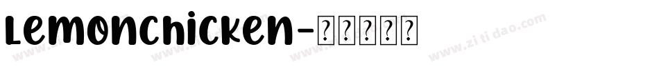 LemonChicken字体转换