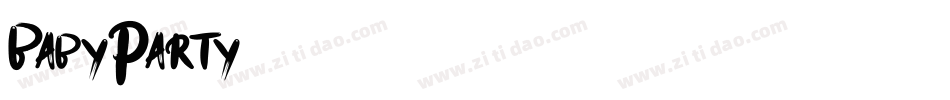 BabyParty字体转换