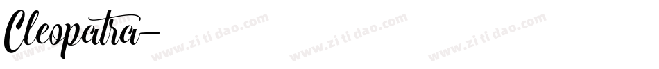 Cleopatra字体转换