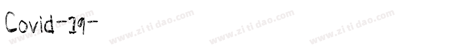 Covid-19字体转换