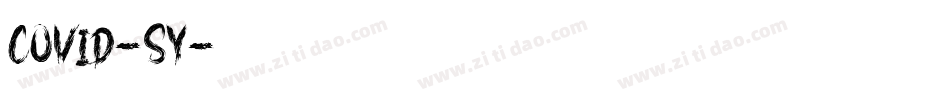 COVID-SY字体转换