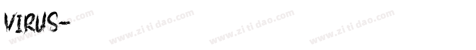 VIRUS字体转换